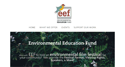 Desktop Screenshot of environmentaleducationfund.org